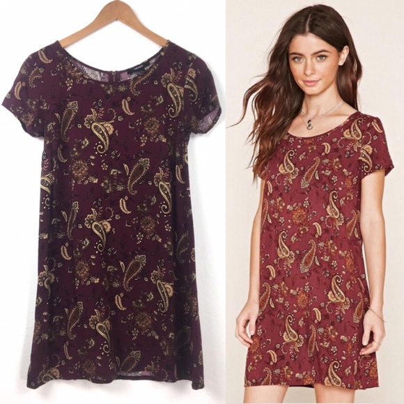Forever 21 Dresses & Skirts - SALE Forever 21 | Paisley Shift Dress